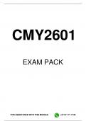 CMY2601 EXAM PACK 2023