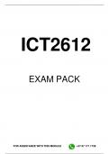 ICT2612 EXAM PACK 2024