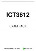 ICT3612 EXAM PACK 2024