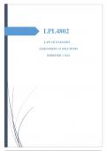 LPL4802 ASSIGNMENT 01 SOLUTIONS, SEMESTER 1, 2024