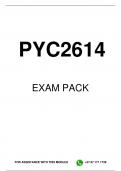 PYC2614 MCQ EXAM PACK 2024