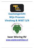 Examengericht Wijn Proeven Vinoloog en WSET 3/4 (nieuwe versie)