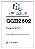 GGH2602 MCQ EXAM PACK 2023