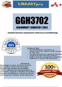 GGH3702 ASSIGNMENT 1 SEMESTER 1 2024