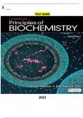 Test Bank-Lehninger Principles of Biochemistry 8th Edition by David L. Nelson - Complete, Elaborated and Latest Test Bank. ALL Chapters (1-28) Included and Updated for 2023