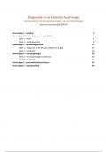 Hoorcolleges van Diagnostiek in de klinische psychologie (200300176) – UU 