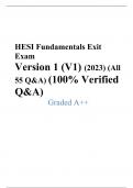 Hesi fundamentals exams and guide package