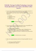 NS0-003: NetApp Certified Technology Associate Exam Questions| Latest Update 2023/2024| Verified Answers