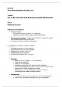 Summary -  CMY3708 - Qualitative Research Methodology In Criminology (CMY3708)