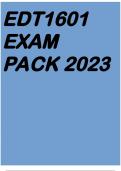 EDT2601 EXAM PACK 2023
