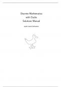 Discrete Mathematics with Ducks, 2e Sarah Marie Belcastro (Solution Manual)