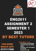 ENG2611 ASSIGNMENT 2 (ANSWERS) SEMESTER 1 2023