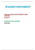 NRNP 6640 FINAL EXAM VERSION 3 2023/2024 WITH ANSWERS Graded A+