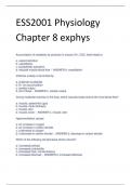 Exam (elaborations) ESS2001 Physiology 