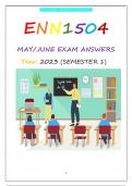 ENN1504 MAY/JUNE EXAM ANSWERS 2023
