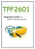 TPF2601 ASS 51 PORTFOLIO 2023