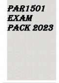 PAR1501 EXAM PACK 2023