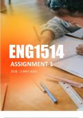 ENG1514 Assignment 1 Due 2 May 2024