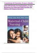 And Child Health N Foundations Of Maternity, Women’s Health, ursing Mckinney: Evolve Resources For Maternal-Child Nursing, 5th Edition All Chapters Included