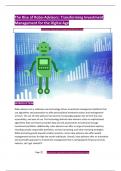 The Rise of Robo-Advisors: Transforming Investment Management for the Digital Age
