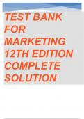  Test Bank for MKTG 12th Charles  W. lamb