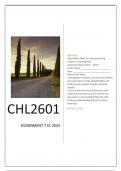 CHL2601 ASSIGNMENT 7 S1 2023