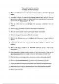 Open-ended Practice Questions (elaborations) Health and Medical Psychology - Leiden University