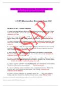 (latest 2023) ATI Pharmacology Proctored Exam – 70 Questions and Answers Graded A+
