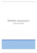 TAM2601 - Assignment 2