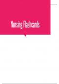 Nursing Flashcards