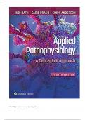 Test Bank for Applied Pathophysiology, 4th Edition by Judi Nath