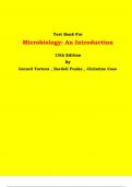 Test Bank - Microbiology: An Introduction  13th Edition By Gerard Tortora , Berdell Funke , Christine Case | Chapter 1 – 28, Latest Edition|