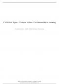 Ch29Vital Signs - Chapter notes - Fundamentals of Nursing