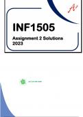 INF1505 - ASSIGNMENT 2 SOLUTIONS (SEMESTER 01 - 2023)