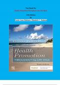 Test Bank - Health Promotion Throughout the Life Span   10th Edition By Carole Lium Edelman, Elizabeth C. Kudzma | Chapter 1 – 25, Complete Guide 2023|