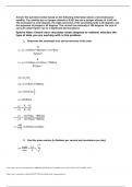 SPST 305 Orbital Mechanics - Week 6 Homework Assignment -ALL ANSWERS ARE CORRECT