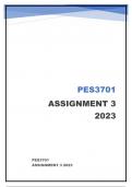 PES3701 ASSIGNMENT 3 2023