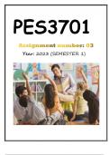 PES3701 ASS 3 2023 Answers