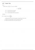 Math 181 - Ratio Test Lecture Notes