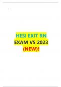 Hesi exit rn exam v5 2023 with answers