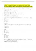 CRAT Exam: ECG Interpretation (12 Lead ECG Interpretation With Ischemia Injury & Infarction)