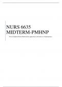 NRNP 6635 Midterm Exam 2022/2023 [100% correct answers & explanations]