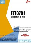 FLT3701 Assignment 2 2023 (ANSWERS) - DUE 24 July 2023