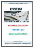 ENN1504 Assignment 02 Solutions Semester 2 2023