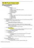 NR-508 Advanced Pharmacology Week 8 Study Guide