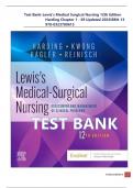 (Completely Answered with NGN NCLEX) Lewis's Medical Surgical Nursing 12th Edition Test Bank By Mariann M. Harding, and Jeff Kwong, Chapter 1-69/ Newest Version 