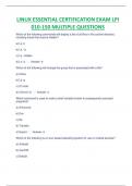 LINUX ESSENTIAL CERTIFICATION EXAM LPI  010-150 MULTIPLE QUESTIONS