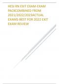 HESI RN EXIT EXAM-EXAM PACK COMBINED FROM   ACTUAL EXAMS BEST FOR 2024EXIT EXAM REVIEW.pdf