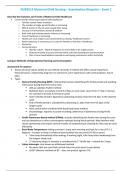 NUR 2513 / NUR2513 Exam 1: Maternal Child Nursing Exam 1 Blueprint (Latest 2023/2024) Rasmussen