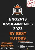 ENG2613 Assignment 3 2023 (Answers) due 31 JULY